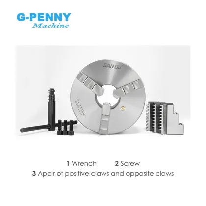 Self-Centering 3 Jaw Chuck SANOU for CNC Engraving and Milling K11