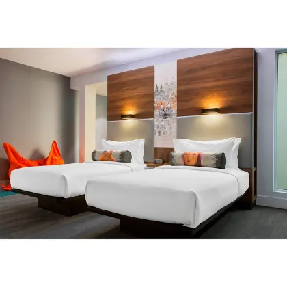 Urban-Inspired Apartment-Style Aloft Hotels Marriott Guest Room Furniture