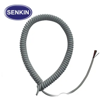 Tinned Copper PU Spring Coiled Data Cable