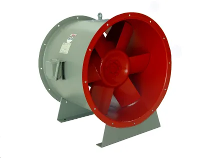 Axial flow fire exhaust fan