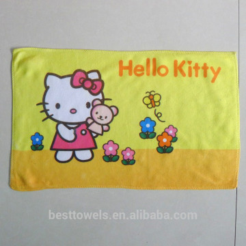 Cheap and good quality microfiber printing children towel