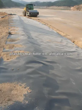 Reinforced geo-membranes extrusion line/machine