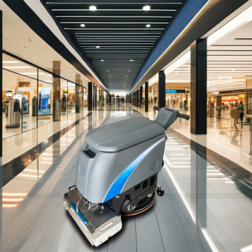 Electric Mini Autonomous Industrial Cleaning Machine Manual Battery Powered Floor Scrubber & Escalator Cleaner