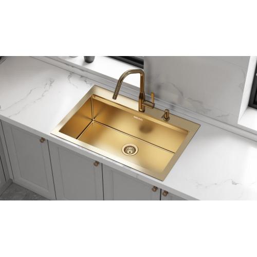 Top Mount Deep Sink 33x22 inch Topmount Kitchen Sink Workstation Sink Factory