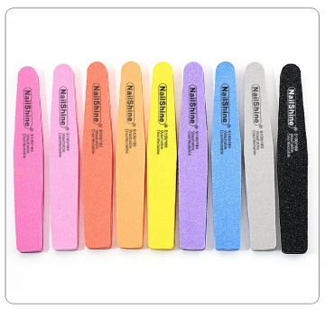 Half Moon Double Sided Washable Finger Sponge Brush - High Quality Nail Art File & Buffer