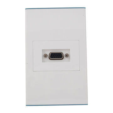 2013 VGA 6 Gang Wall Plate for DVD