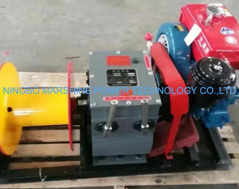 3T Diesel Engine Powered Cable Pulling Winch China Manufacturers ...