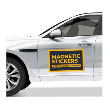 Anpassbarer reflektierender neuer Fahrerauto -Magnet mit starkem Klebstoff