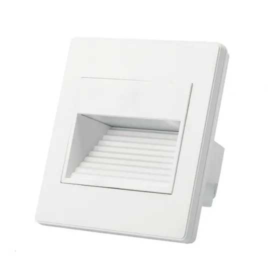 Energy Efficient 2W LED Step Light Wall Lamp - Modern Square Design with IP20 Protection