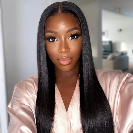 High Quality 250% Density Brazilian Indian Cambodian Remy Virgin Human Hair U Part Curly Wigs for Black Women