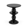 古典的な絶妙な素晴らしいデザインブラックサイドテーブル