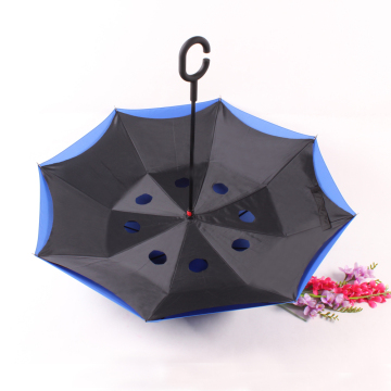 Sale online Straight Rain Manual Open Waterproof Upside Down Umbrella,Inverted Umbrella