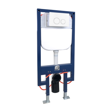Salle de bain Chiffreau d'eau cachée Plastique P Papier Double Flush Cical Mincure Cistern pour les toilettes murales