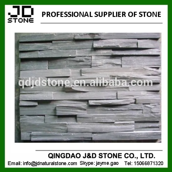 black slate landscaping stone