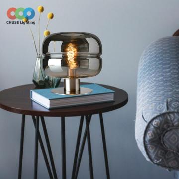 Minimalist DC-Powered LED Glass Night Light for Bedrooms and Living Rooms