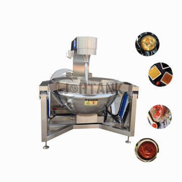 Commercial Automatic High Viscosity Gas Planetary Frying Pan with Mixer