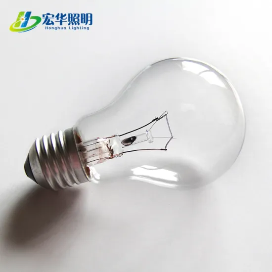 Clear Colorful Long Life Incandescent Bulbs A55 A60 E27 25w 120v for Decoration