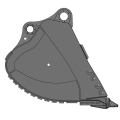 دلو حفارة التعدين 120T-8m³