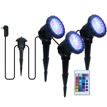 Waterproof Remote Control LED Spot Light for Garden