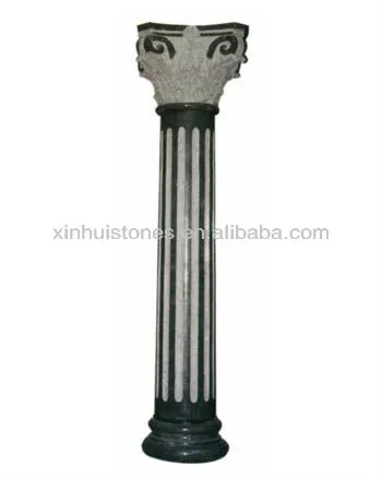 Carving Granite Stone column