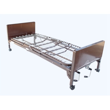 Fodable Frame Manual Hospital Bed with Three Functions