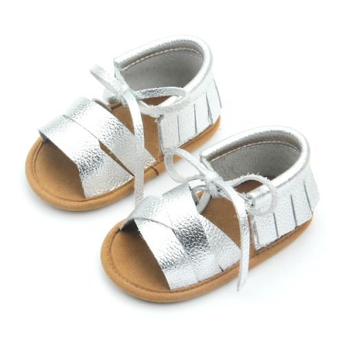 Mischen Sie Farben Baby Kinder Leder Sandalen Großhandel