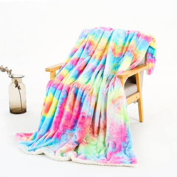 High Quality Customizable Autumn Winter Thick Flannel King Size Raschel Double-Layer Blankets