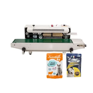 Continuous Rice Bag and Plastic Bag Sealing Machine with Induction Heat Sealing Technology