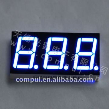 0.56" Super Blue Triple Digits 24-Segments LED Digital Display