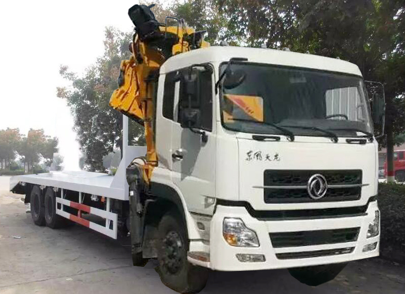 Tianlong platform truck with folding arms