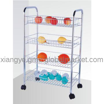 Mobilizable 4 Tiers Kitchen Cart