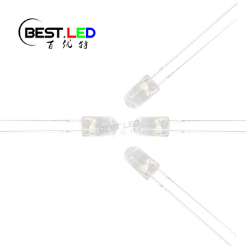 5mm Red LED Without Edges 620nm Clear Lens