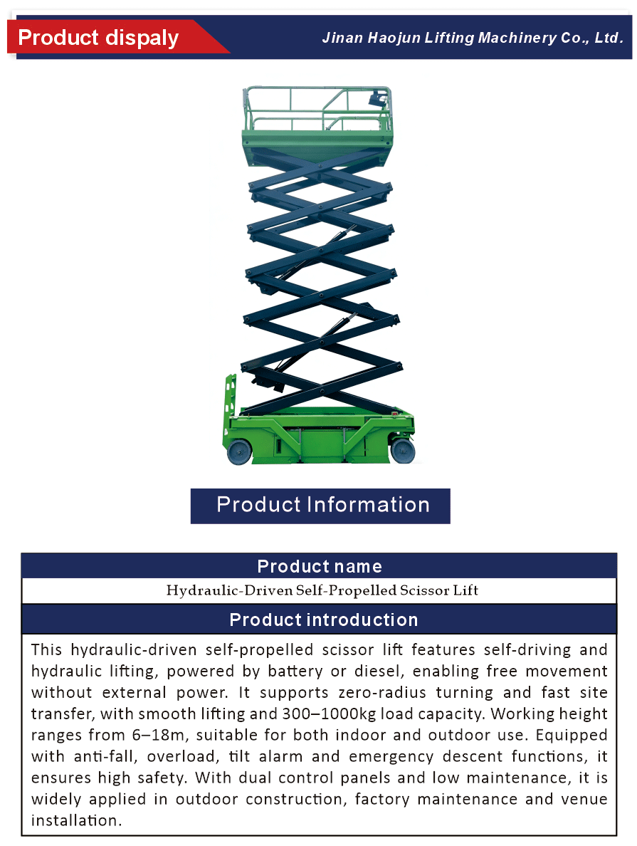 Hydraulic Scissor Lift Platform