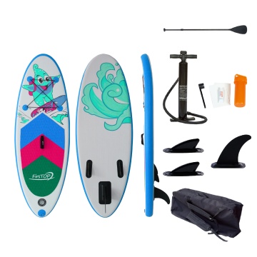 Customize Logo Inflatable Paddle Board for Kids with Fins and Pump