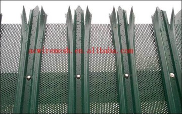 Palisade decorative wrought iron fence for garden