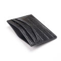 Balck Simple Durable Mini Multi Slot Card Holder