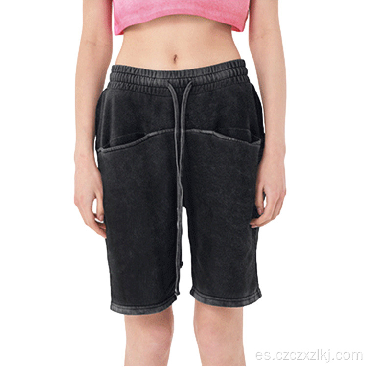 Summer High Street Washed Terry Shorts desgastados de Terry