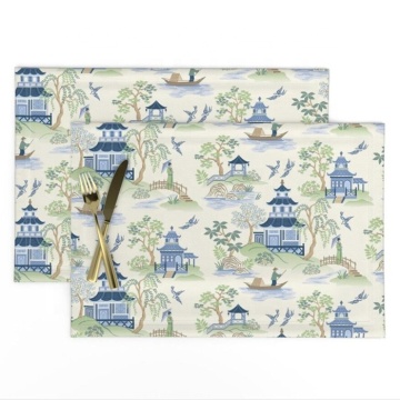 Wholesale Rich Fabric Damask Dining Table Runner Set for Restaurants