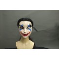 Máscara de cosplay de terror de rosto inteiro de palhaço de anime