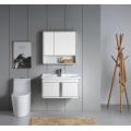 White and grey color aluminum cabinet for bathroom