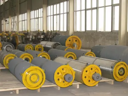 Rope winding drum workshop use for crane