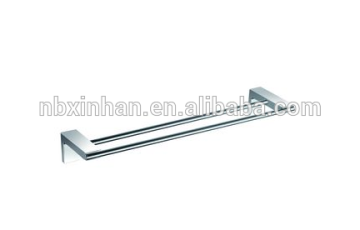 South Armerica elegant stylish bathroom wall fitting accessories chrome plating metal double towel bars