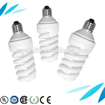 Wholesale 100% Tri-phosphor e27 b22 lotus cfl bulb full spiral half spiral compact fluorescent lamp U energy saving light bulb