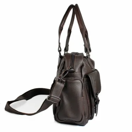 Italian real leather handbag factories in china