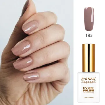 RS NAIL UV Gel Nail Polish No.185 Gel Varnish Set 15ml Profession Gel Lacquer for Nail Art Salon Manicure No.181-240