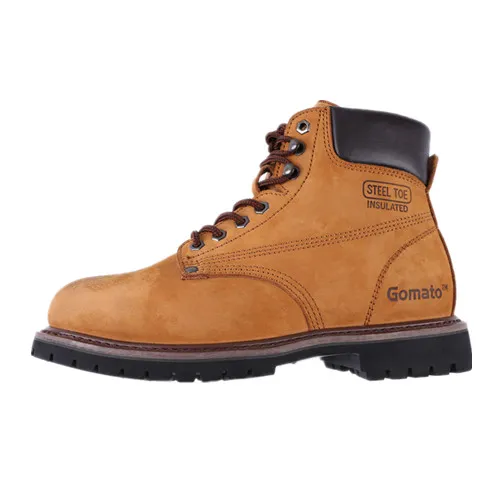 Men Goodyear Welted Honey Safety Footwear