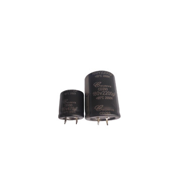 طول العمر يضرب مكثف كهربائيا على شكل قرن