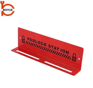 Steel Padlock Station for Lockout Management: CE Certified Solution