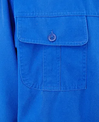 Electric Sky Blue Man's Coat