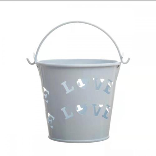 Hollowed-out letters mini bucket